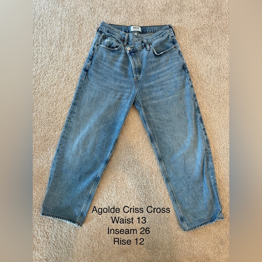 Agolde Criss Cross Denim